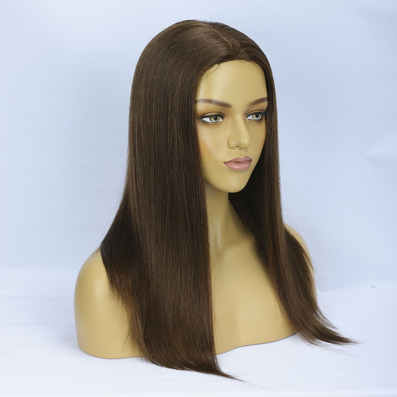 Liz wig - Lace with poly around medical wig for women